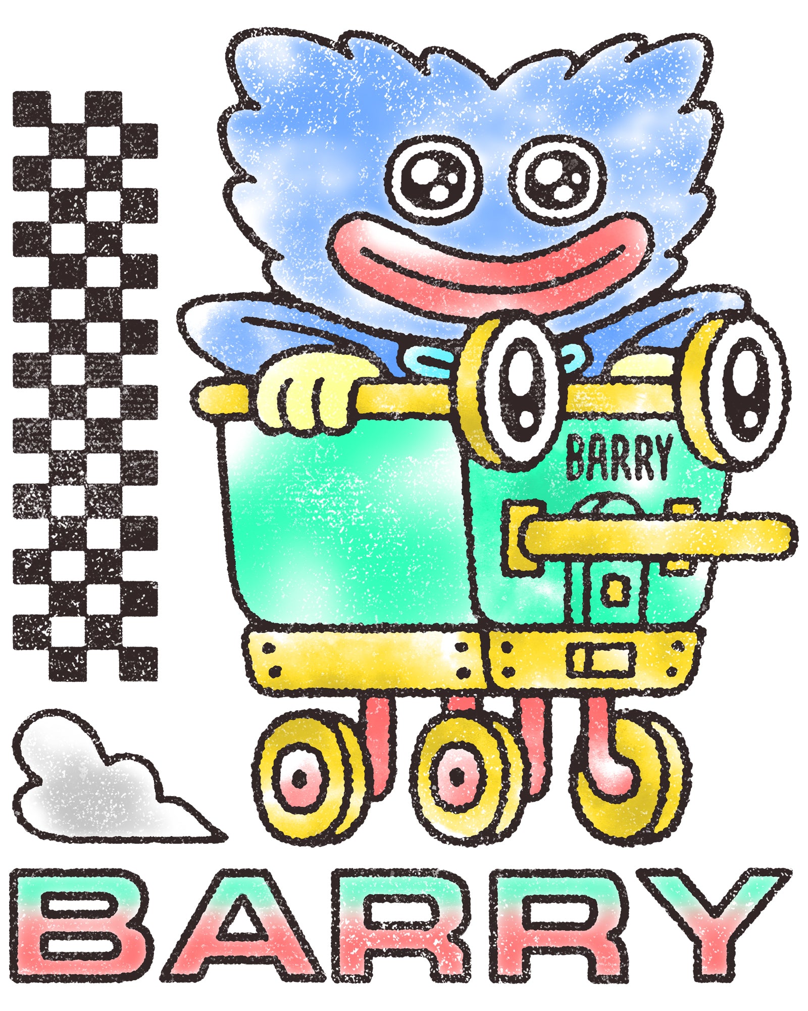 Barry Cart White Pullover - Image 2