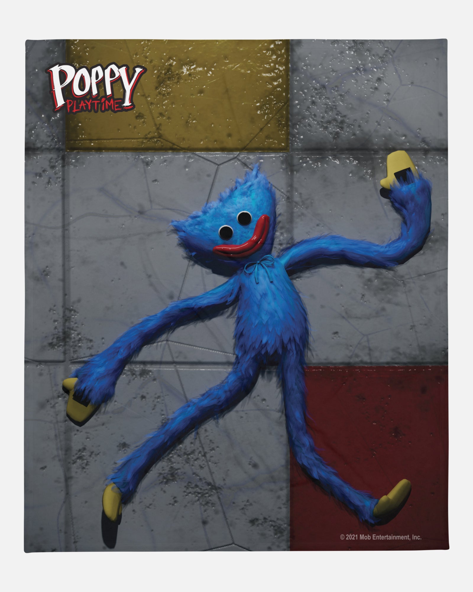 Smiling Huggy Wuggy Blanket