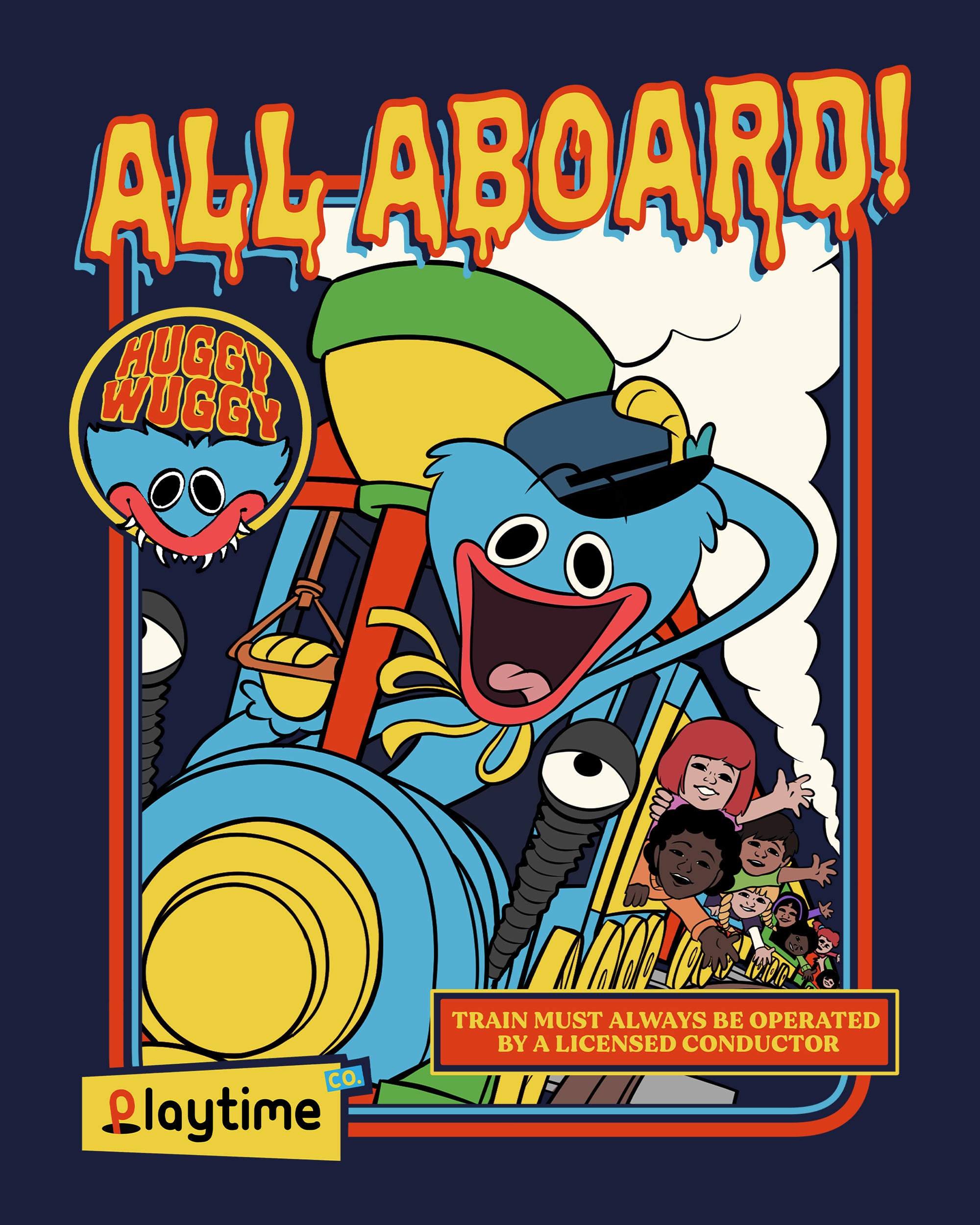 Huggy Wuggy "All Aboard!" Tee - Image 2