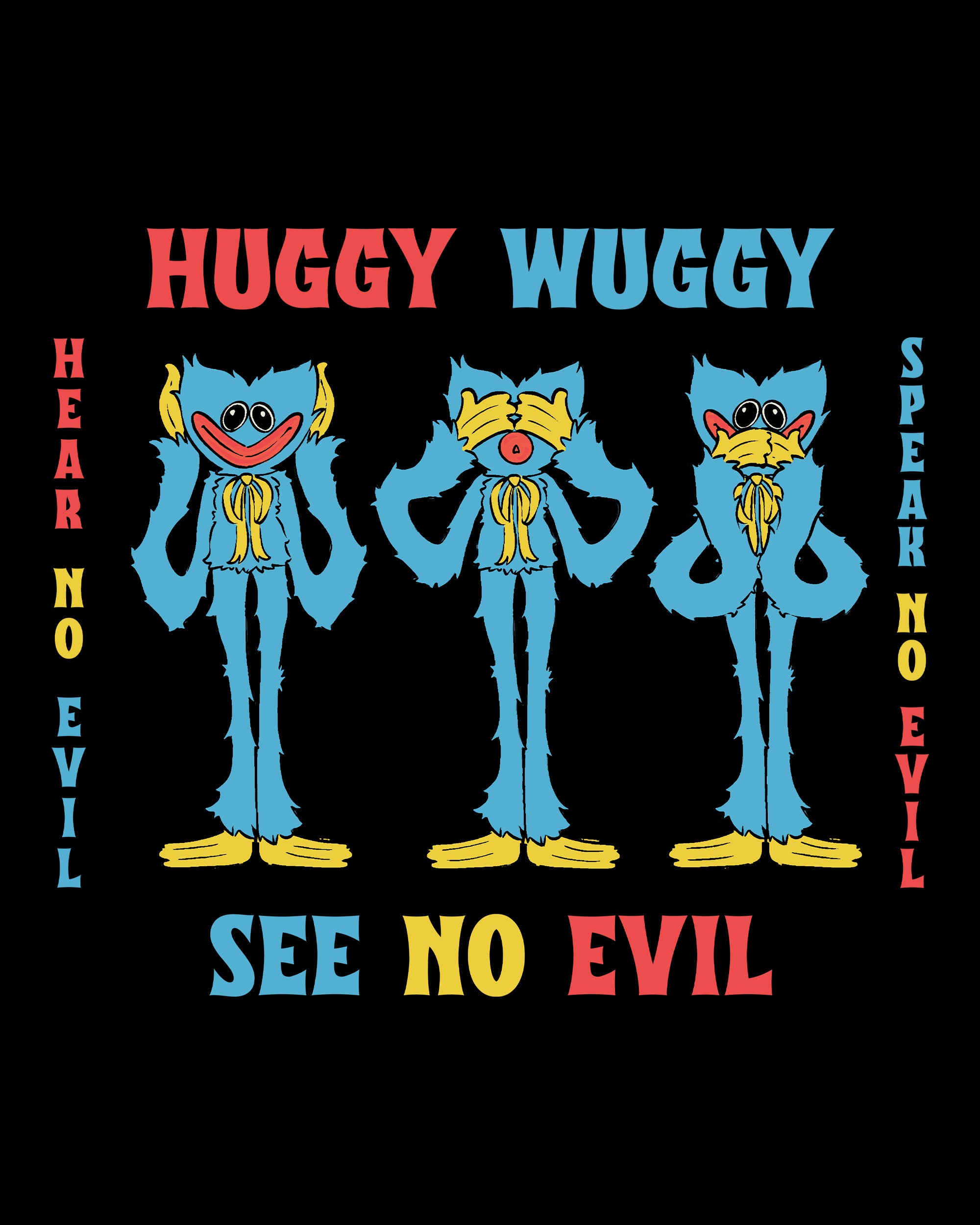 Huggy Wuggy "See No Evil" Tee - Image 2