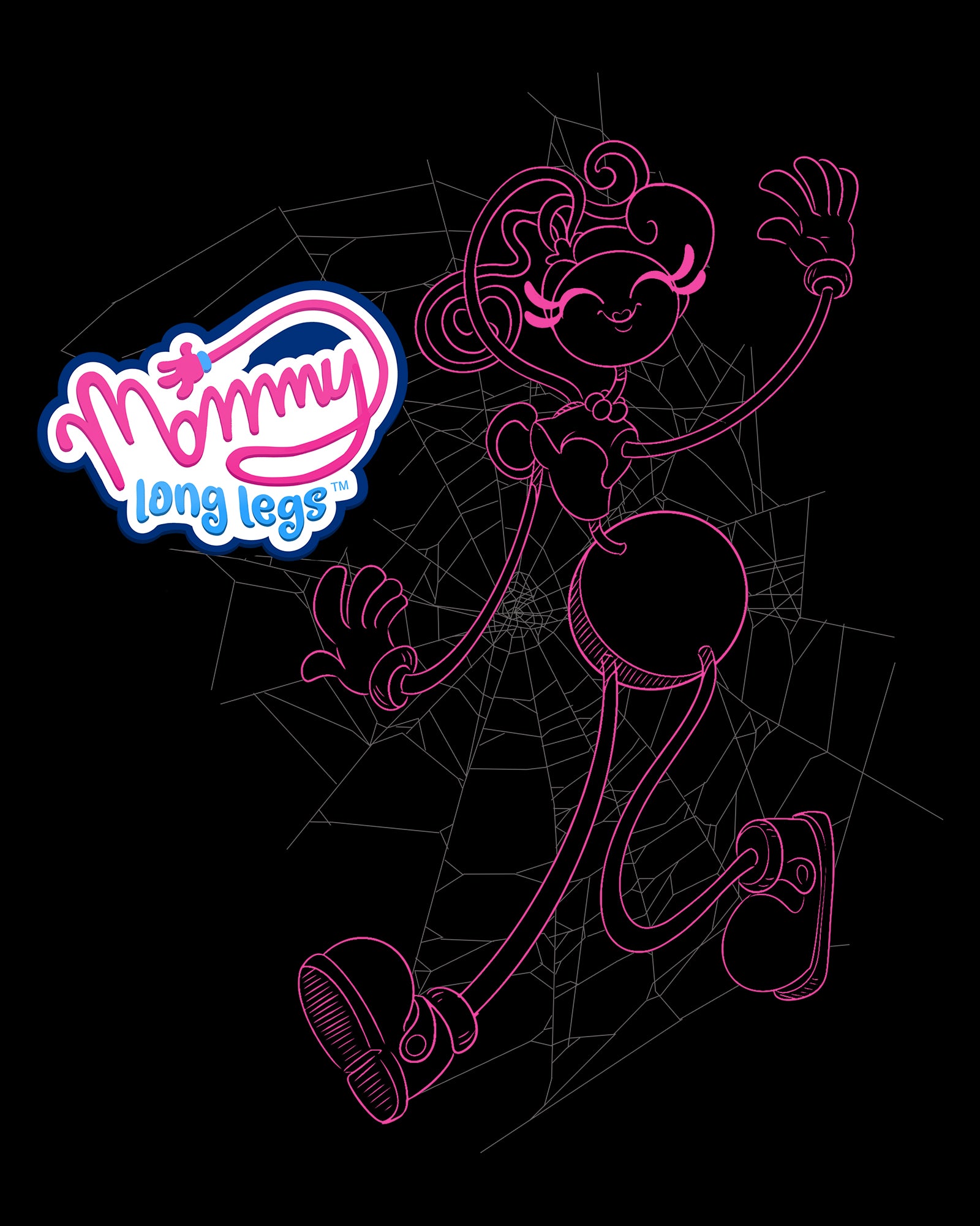 Mommy Long Legs Logo Web Tee - Image 2