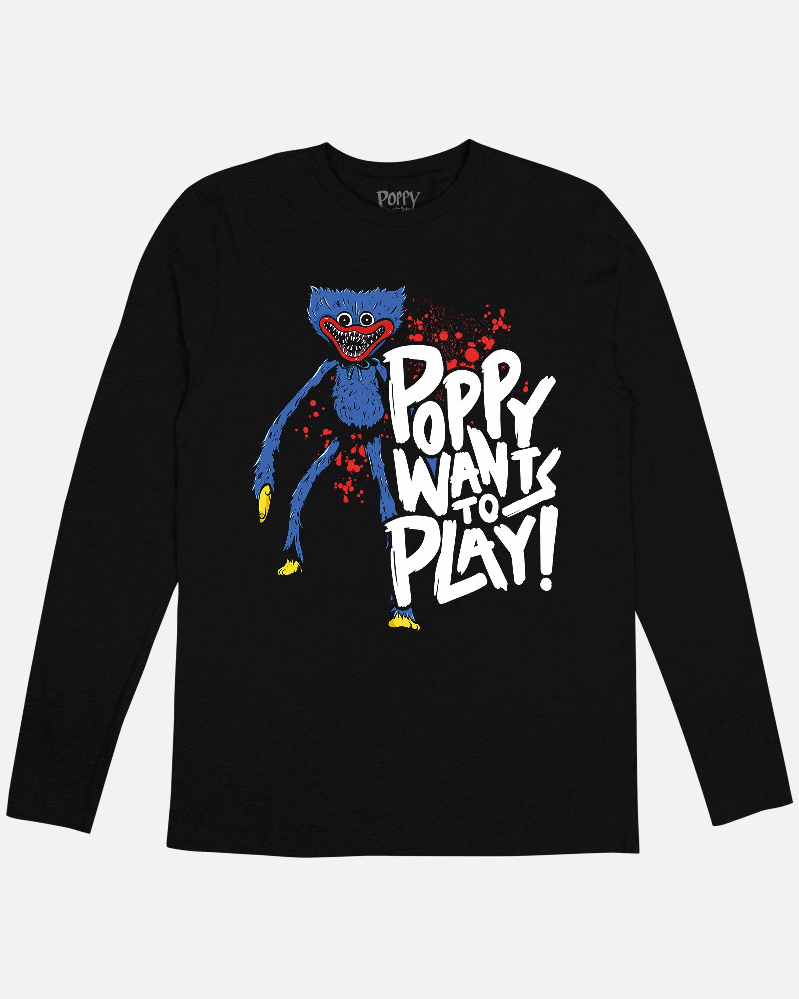 Poppy Wants To Play Long Sleeve Tee