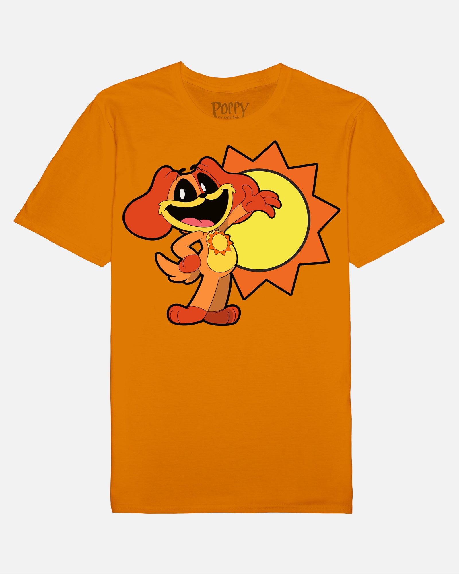 DogDay Cartoon Sun Orange Tee