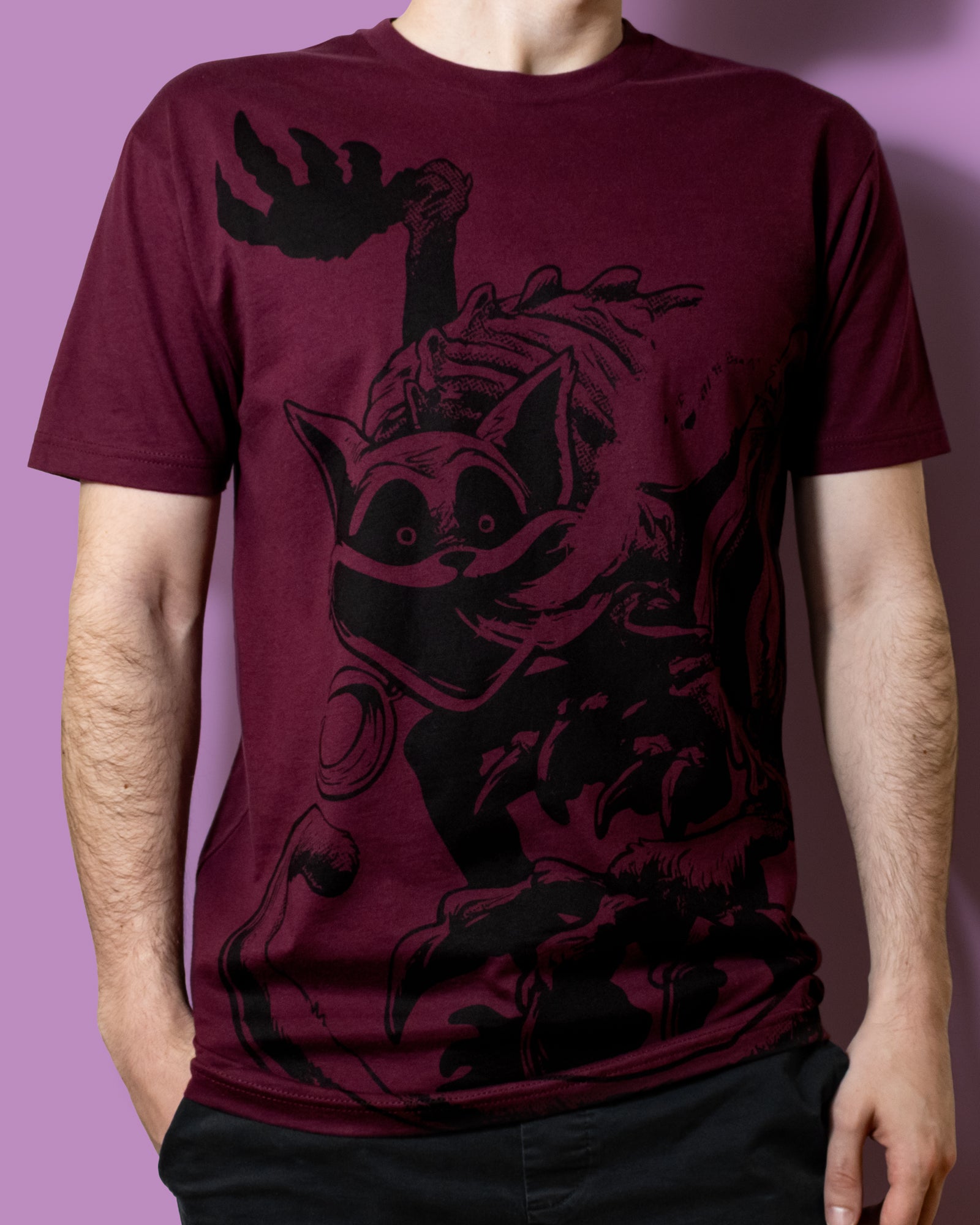 Monster CatNap Oversize Print Tee - Image 2