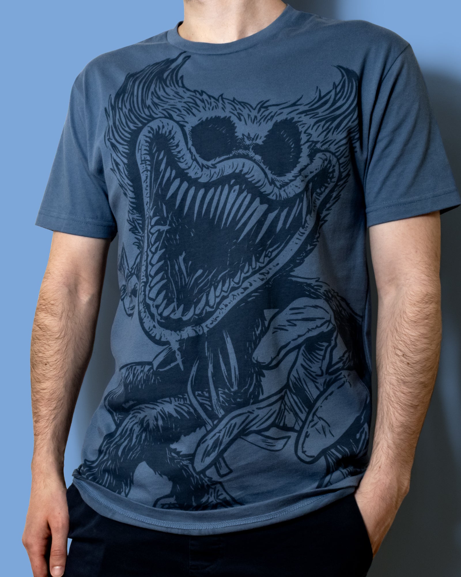 Nightmare Huggy Wuggy Oversize Print Tee - Image 2
